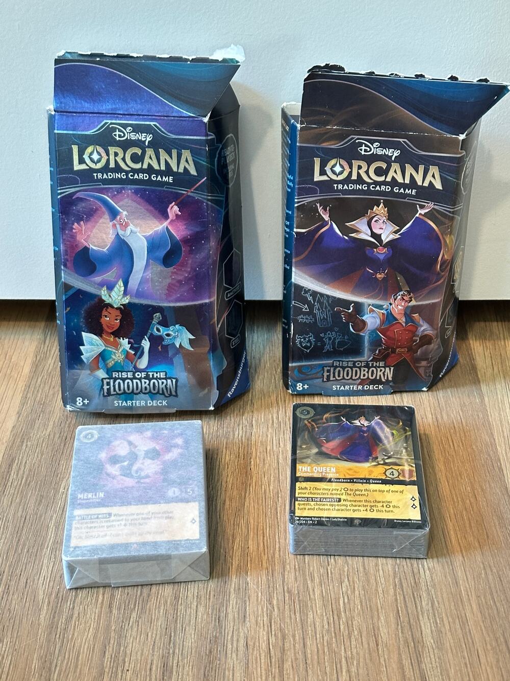 Lorcana Rise of the Floodborn Starter Deck Set of 2 (No Boosters)